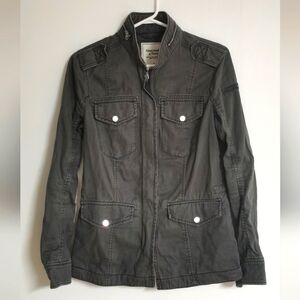 Abercrombie & Fitch Women's Utility Outwear Green Coat/Jacket Size S